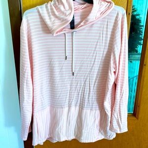 RBX long sleeve light pink light weight hoodie